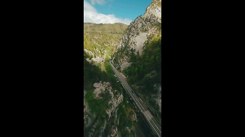 Fly under this bridge or behind the car #car#drone#droneview#view#dro viralvideos#trendingvideos#hot
