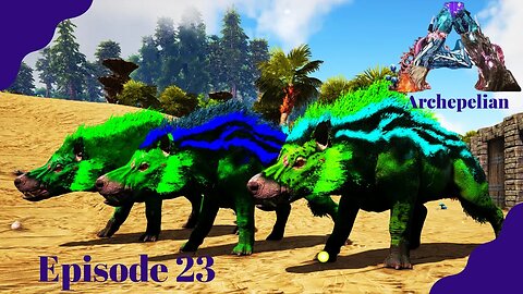 Max Level Andrewsarchus Taming! - Archepelian Map - ARK Survival Evolved - Ep 23