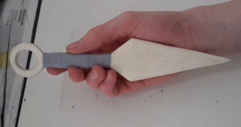 Making wooden Kunai