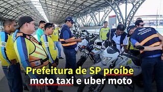 Governo de São Paulo proibe viagens de moto taxi e moto uber - Disco voador - UFO OVNIs