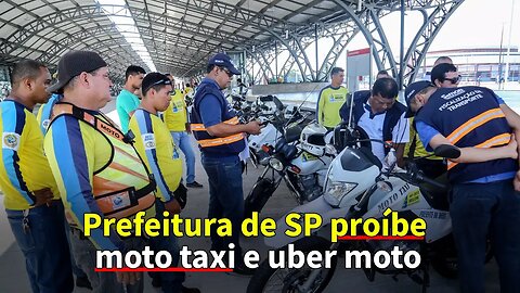 Governo de São Paulo proibe viagens de moto taxi e moto uber - Disco voador - UFO OVNIs