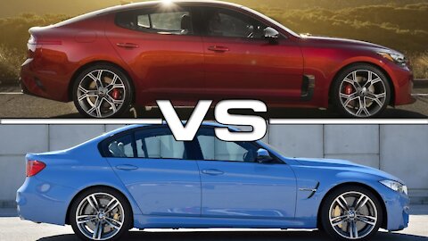 BMW 335i RWD Vs. Kia Stinger GT AWD 1/4 Mile Drag Race !