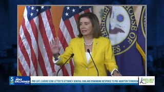 Why does Pelosi refuse to condemn groups that claim responsibility for violent attacks on pro-life Americans?