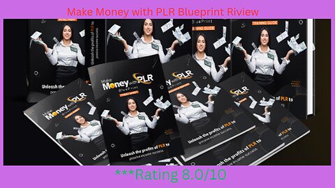 Make Money with PLR Blueprint demo:How does this app work