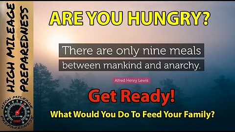 Hunger in the U.S. is a HUGE issue ... and CHAOS is on its way!