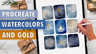 Paint GOLD on your iPad ✨😍 | Procreate Tutorial