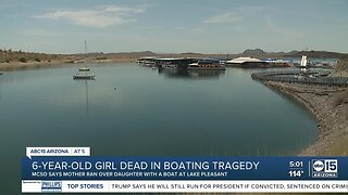 6-year-old girl dead after being hit by a boat at Lake Pleasant