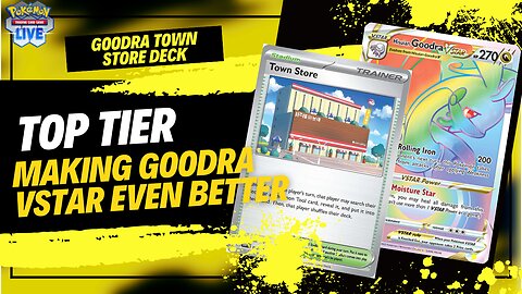 Amazing Combo Goodra VStar with Town Store and Crushing Hammer | Pokemon TCG Live