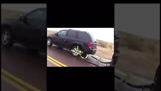 Police Grappler Stops a Car