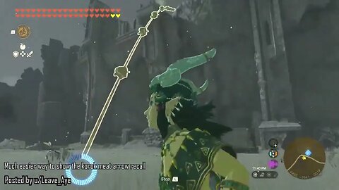 WTF Genius!😲Korok Meat Arrow Recall