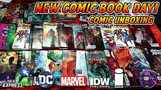 New COMIC BOOK Day - Marvel & DC Comics Unboxing January 11, 2023 - New Comics This Week 1-11-2023