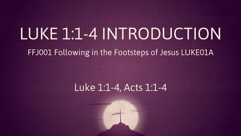 Introduction to Luke's Gospel