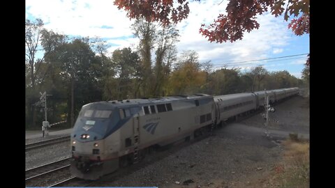 The Pennsylvanian x2 & an intermodal