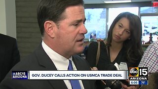 Gov Ducey calls action on USMCA trade deal