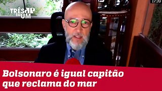 #JosiasDeSouza: Bolsonaro reclamar da imprensa é igual capitão que reclama do mar