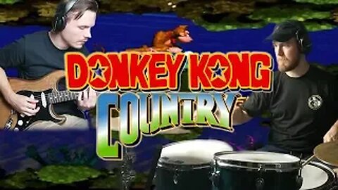 DONKEY KONG COUNTRY - Aquatic Ambience || Guitar & Drum Cover