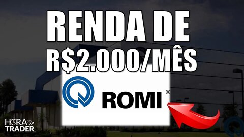 🔵 ROMI3: GANHE R$2.000,00 POR MÊS INVESTINDO EM ROMI (ROMI3) | VALE A PENA INVESTIR EM ROMI3?