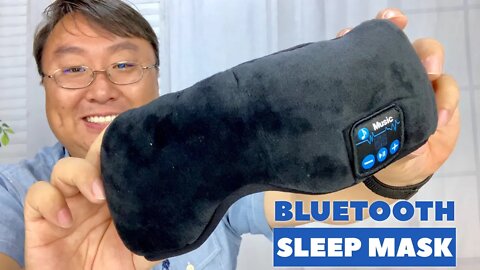 This Sleep Eye Mask has Bluetooth!