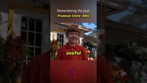 Nineties Nostalgia: Hilarious BBQ Scene from Problem Child 2 Part 1 #shorts