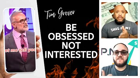 Reaction Video - Tim Grover - You Can't Be Interested and Obsessed: Eps. 341 #mindset #alpha