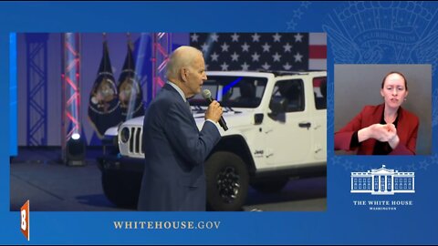 LIVE: President Biden Delivering Remarks on Electric Vehicle Manufacturing “Boom” in America…