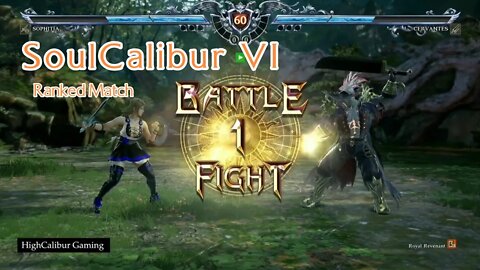 SoulCalibur VI: Sophitia vs. Cervantes (Royal Revenant)