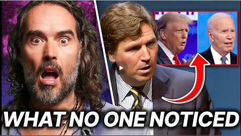 RUSSELL BRAND - Tucker Notices Something About The Debate No One Noticed