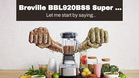 Breville BBL920BSS Super Q Countertop Blender, Brushed Stainless Steel medium