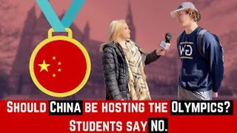 'People's lives are more important than games,' Do students think the Olympics should be in China?