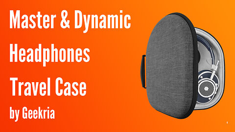 Master & Dynamic Over-Ear Headphones Travel Case, Hard Shell Headset Carrying Case | Geekria