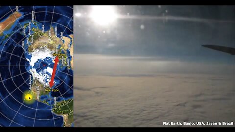 JFK to MOSCOW TimeLapse proves Circling Sun FLAT EARTH