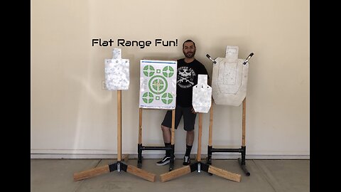 Flat Range target set up.