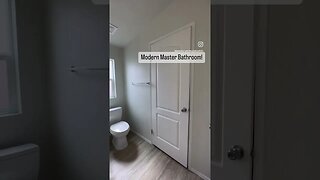 Modern Master Bathroom!