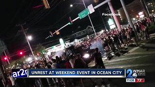 Unrest at weekend event at H2Oi car event in Ocean City