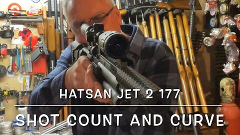 Hatsan Jet 2 in 177, testing shot count per fill and shot curve per fill