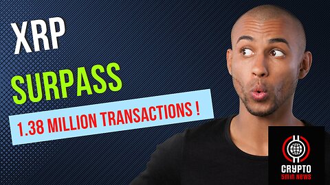 XRP TRANSACTIONS SURPASS 1.38 MILLION TRANSACTIONS !!!!