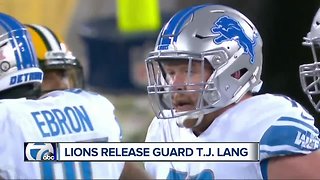 Lions release guard T.J. Lang