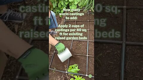 Add Worm Castings Before You Plant #gardening #garden #gardentips