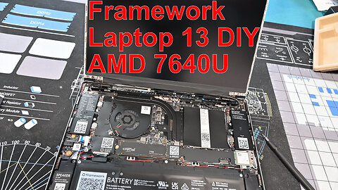 Framework Laptop 13 DIY AMD 7640U Unboxing