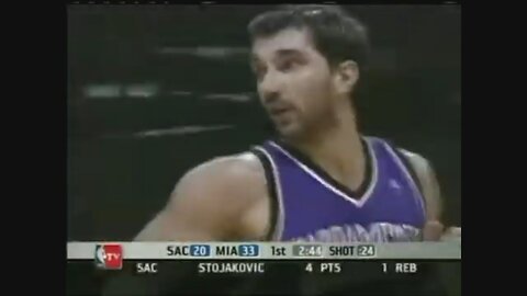 Peja Stojakovic 19 Points @ Heat, 2005-06.