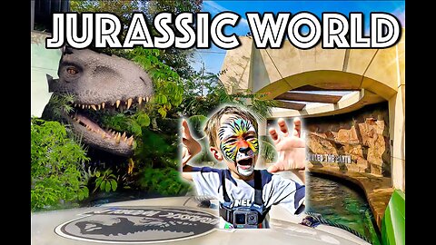 Gabe explores Jurassic World at Universal Studios Hollywood!