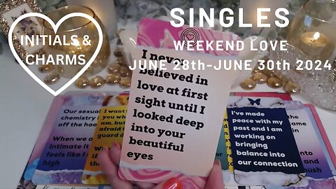 💘YOUR WEEKEND LOVE FORECAST🔮I CAN'T TAKE MY EYES OFF OF YOU!👀📞💌💖JUNE 28th - JUNE 30th 2024 SINGLES