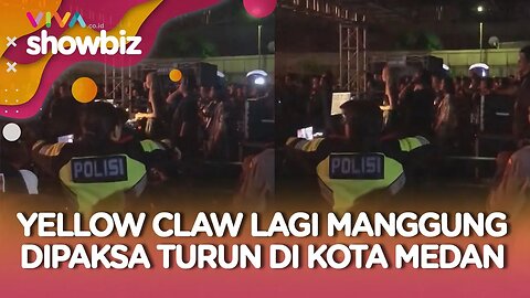 DETIK-DETIK Penampilan Yellow Claw Dihentikan Paksa Oleh Polisi