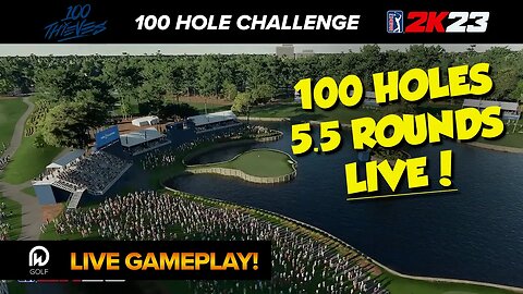 100 Thieves Challenge - Week 2 with DW Golf Co LIVE | PGA 2K23 Gameplay