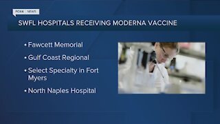Four Southwest Florida Hospitals to get Moderna vaccine