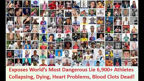 Exposes World’s Most Dangerous Lie Athletes Collapsing, Dying, Heart Problems