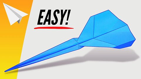 How to Make Ranseur (Dart) — Easy Paper Airplane that Flies Really Far