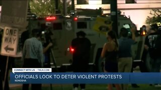 County officials look to deter violent protests in Kenosha