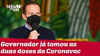 Doria revela ter sido diagnosticado com COVID-19 novamente