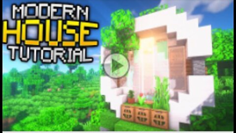 Minecraft: Modern Tiny House (How to build)